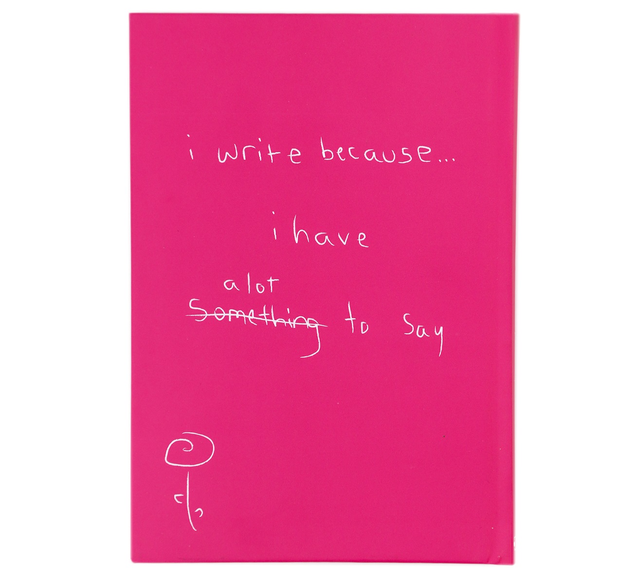 دفتر جلد سخت i write because