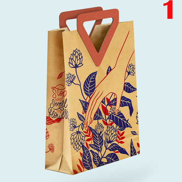 کیف کادو گرافت مریخ سایز 2 دسته چوبی