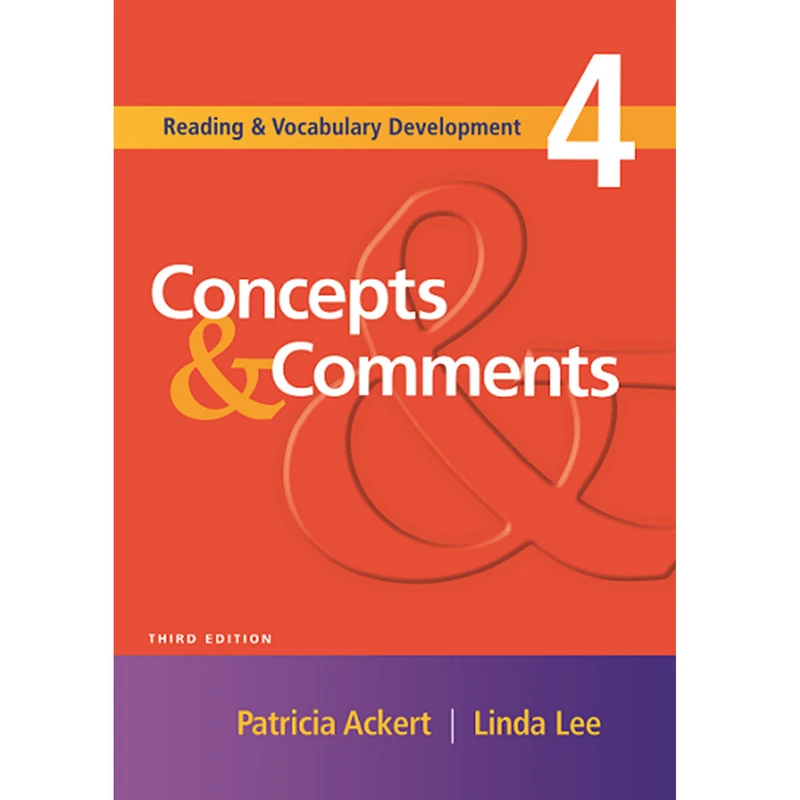 کتاب Concepts and Comments 4 اثر Patricia Ackert and Linda Lee انتشارات جنگل