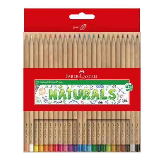 مداد رنگی 24 رنگ  فابر کاستل مدل Naturals