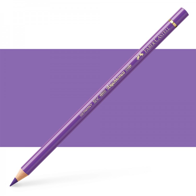 مداد رنگی پلی کروم فابر کاستل کد 138 violet