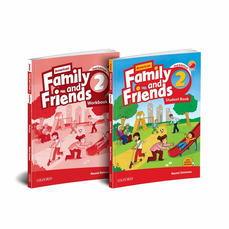 کتاب Family and Friends 2 اثر Naomi Simmons انتشارات Oxford