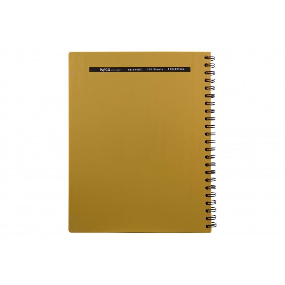 دفتر متالیک رحلی 120 برگ پاپکو nb-645bc