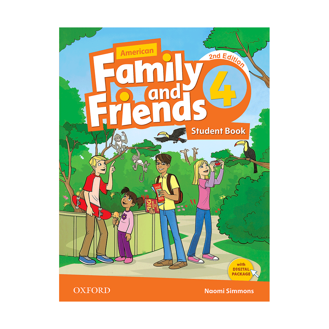 کتاب Family and Friends 4 اثر Naomi Simmons انتشارات Oxford