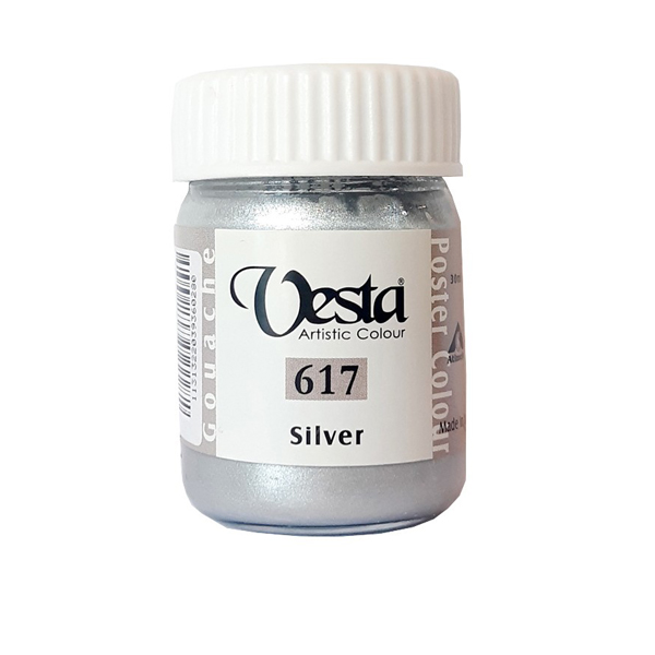 گواش وستا کد 617 silver