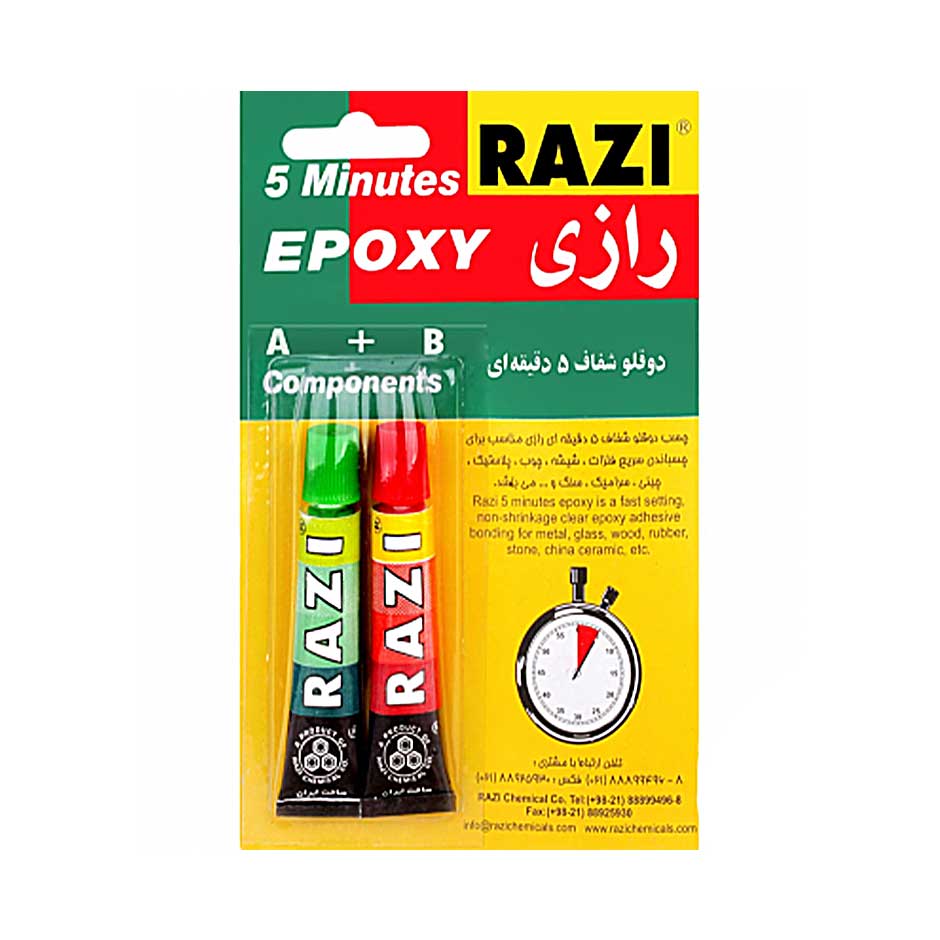 چسب دوقلو شفاف رازی