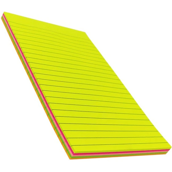 استیک نوت رنگی خط دار سایز 150*100 میلیمتر