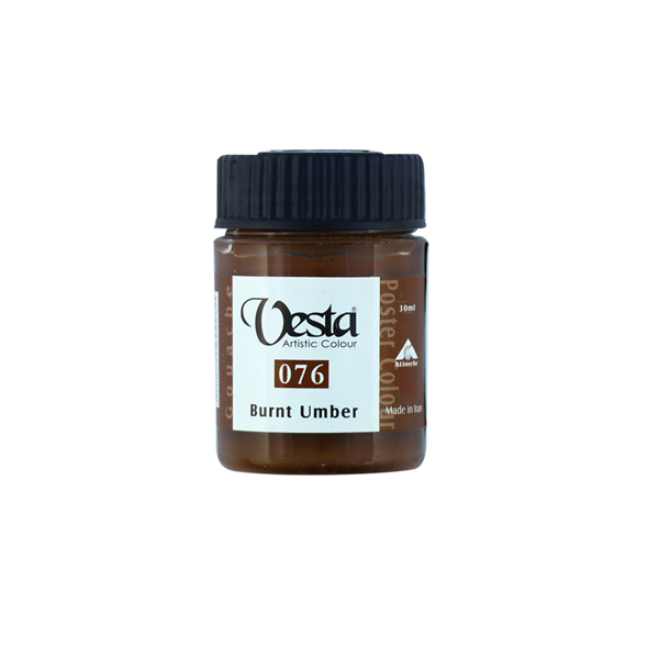 گواش وستا کد 076 burnt umber