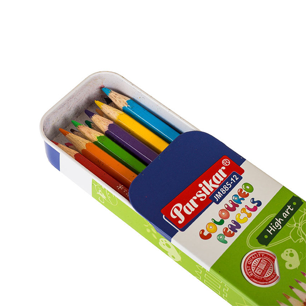 مداد رنگی 12 رنگ پارسيكار مدل JM885-12