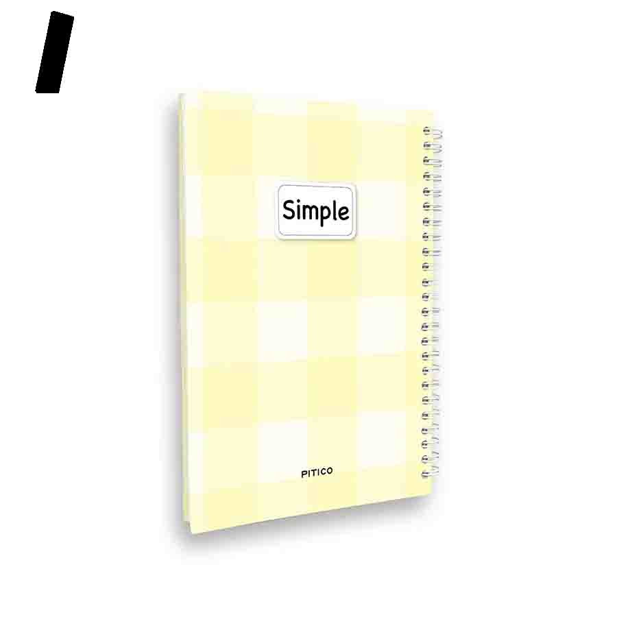 دفتر جلد سخت سری simple پیتیکو