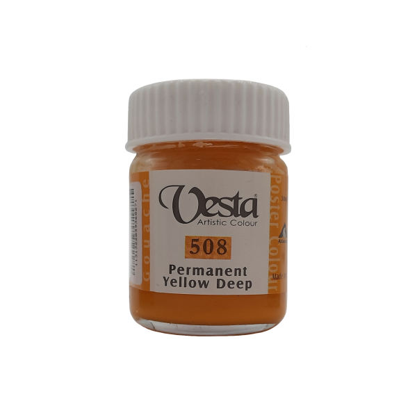 گواش وستا کد 508 permanent yellow deep