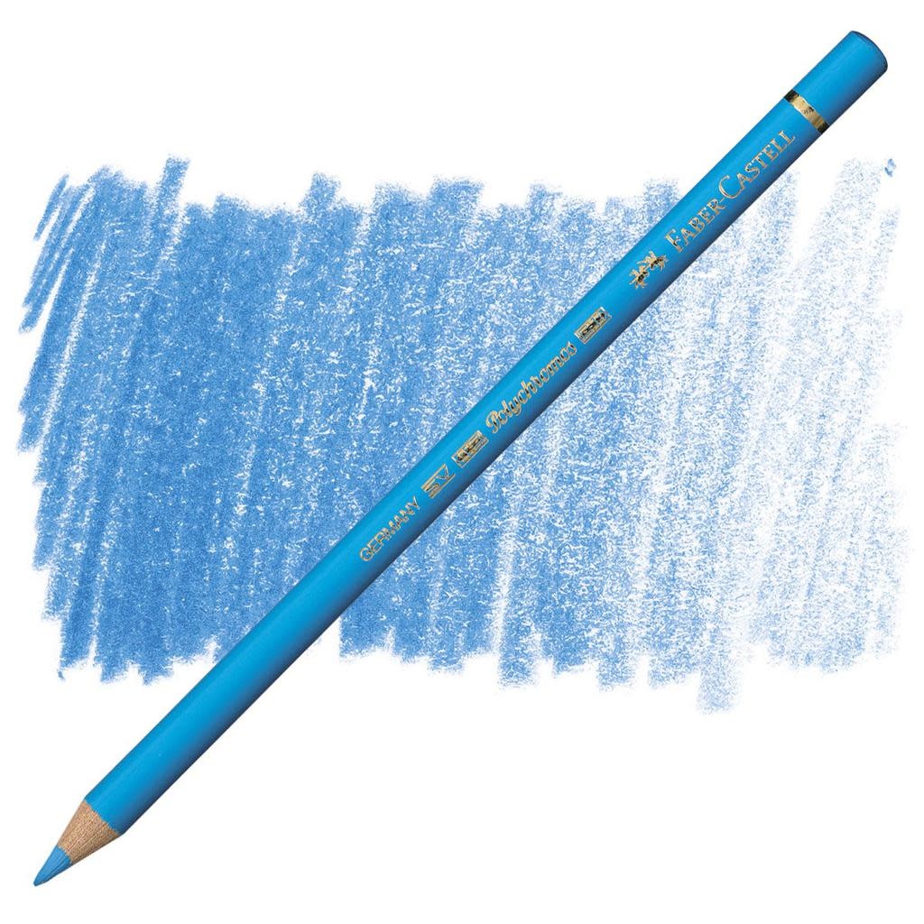 مداد رنگی پلی کروم فابر کاستل light phthalo blue کد 145