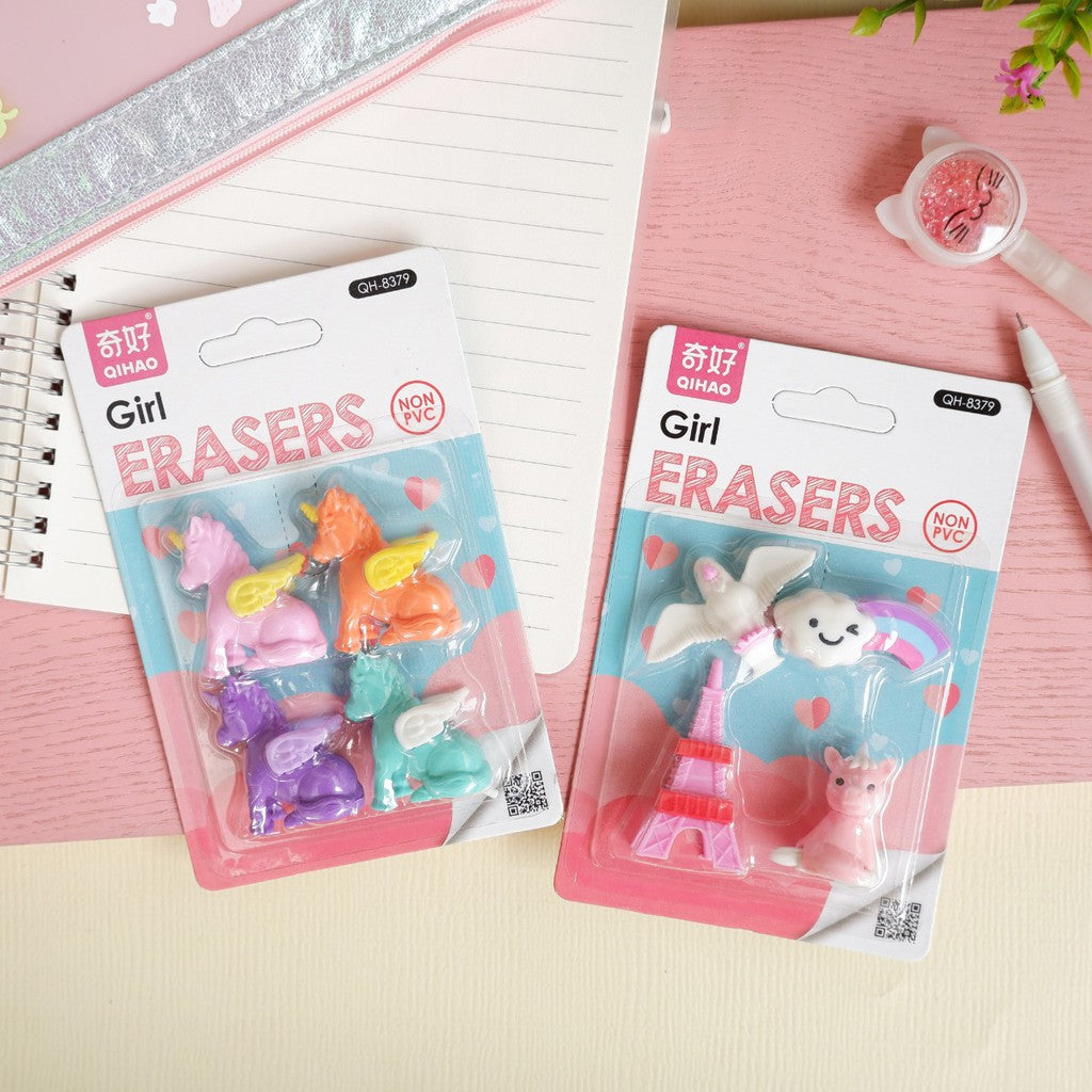 پاک کن فانتزی  4 عددی مدل QH-8379