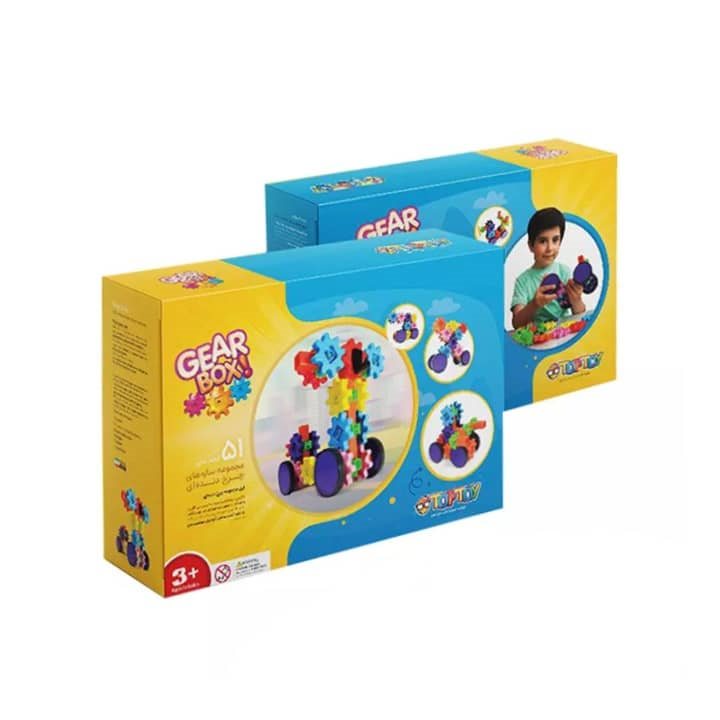 بازی فکری گیربکس ۵۱ قطعه ای TOP TOY
